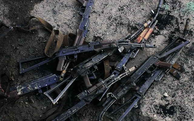 Оружие Нацгвардии в Луганске попало в руки боевиков