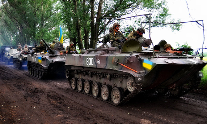 Украинская армия установила контроль над Дебальцевом, Шахтерском и Торезом