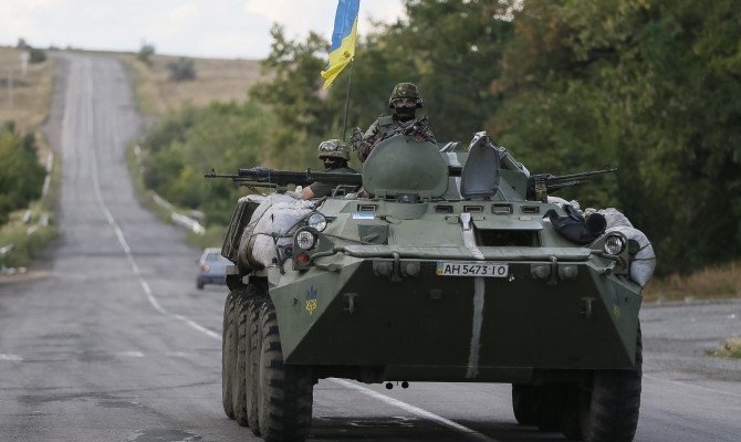 Бойцы украинской армии вышли из окружения под Иловайском