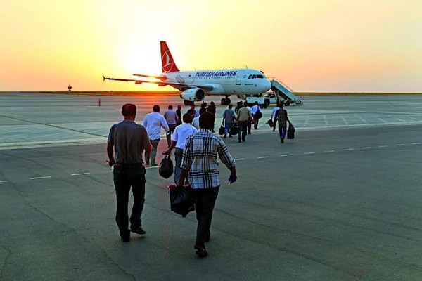 After eight years of standstill, planes are once again taking off from the airport in Kherson
