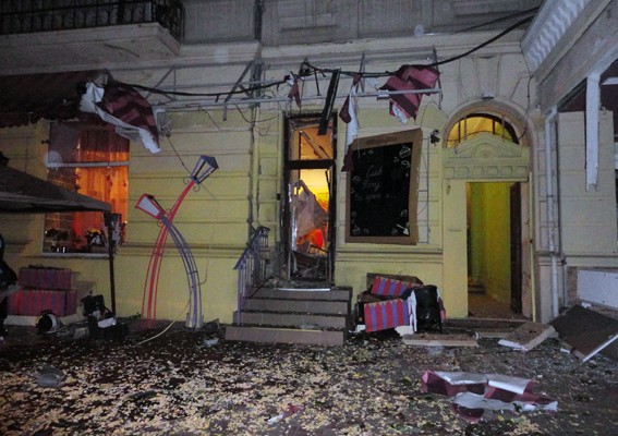 Ночью в одном из одесских ресторанов прогремел взрыв