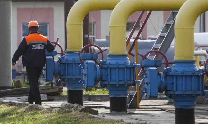 Украина рассчитывает увеличить реверс газа из Словакии до 55 млн куб. м