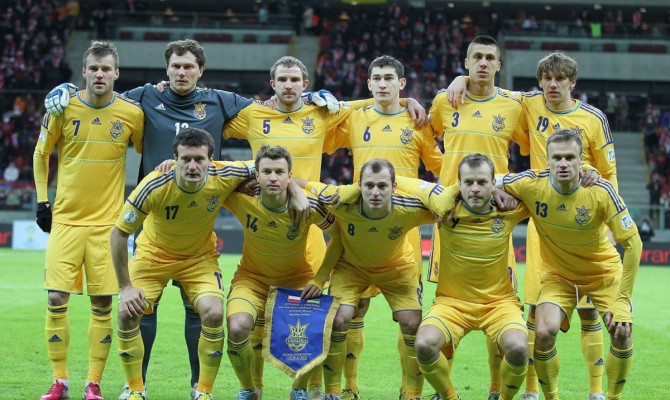 Сборная Украины поднялась в рейтинге UEFA
