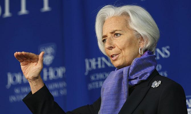 Кристин Лагард подтвердила намерения МВФ о создании дорожной карты реформ для Украины