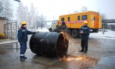 ГСЧС ликвидирует аварию на газохранилище в Черниговской области