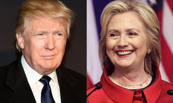 Трамп и Клинтон лидируют  на праймериз в США