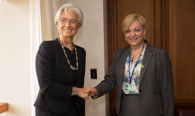 Гонтарева: Украина остается в программе МВФ