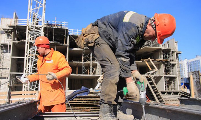 Объемы строительства в Украине за 4 месяца выросли на 8,5%