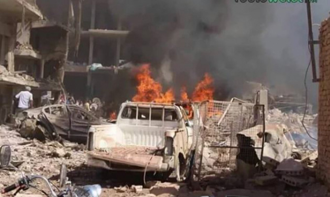 Смертник взорвал авто в столице Сирийского Курдистана, количество жертв достигло 50 человек