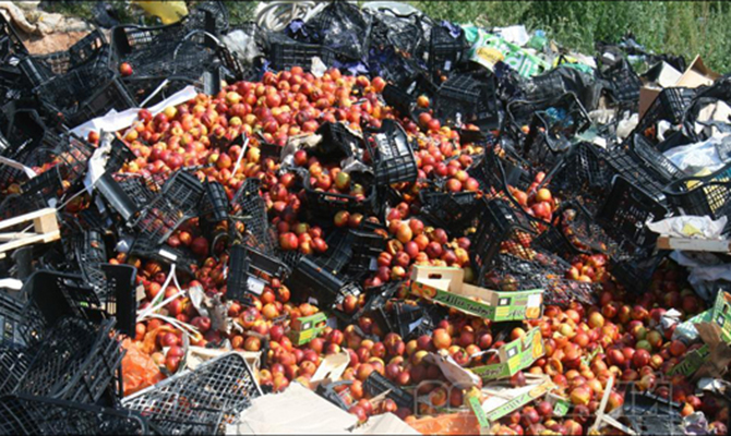 В Украине уничтожили 5 тонн польских персиков