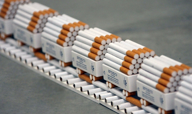 Украина за 7 месяцев экспортировала сигарет на 145 млн
