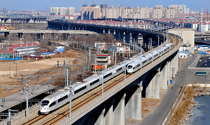 Китай увеличит протяженность скоростных ж/д магистралей в 1,5 раза