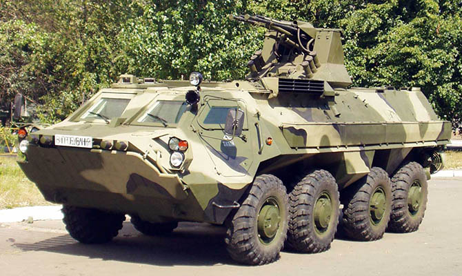 Более полусотни новых БТР-3 передал ВСУ и Нацгвардии «Киевский бронетанковый завод» в 2016г
