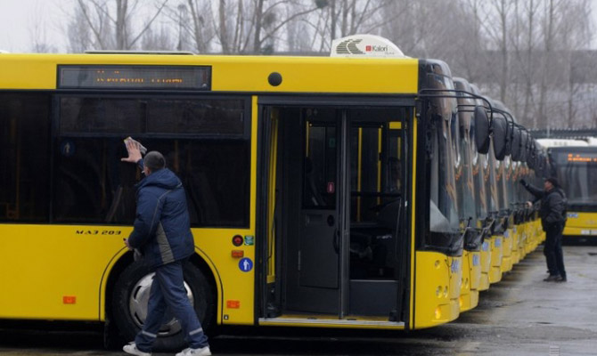 Украина увеличила импорт автобусов
