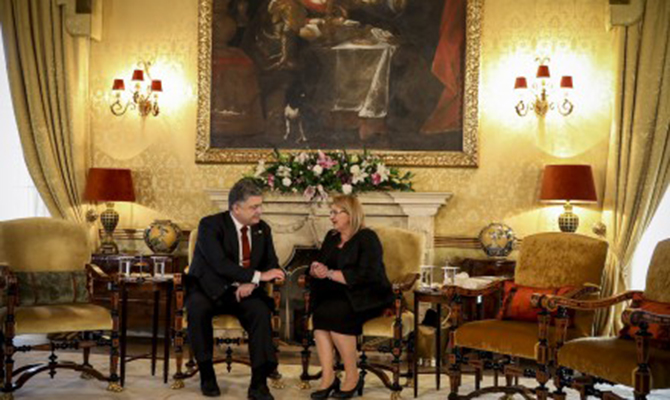 Президенты Украины и Мальты обсудили углубление экономического сотрудничества