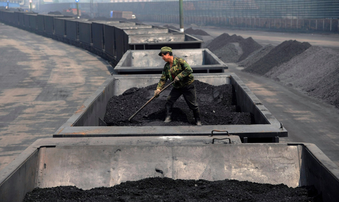 Украина снизила потребление угля на 40%