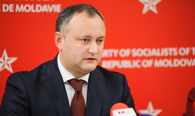 Додон заявил, что вступление Молдовы в НАТО «категорически неприемлемо»