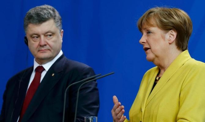 Порошенко и Меркель обсудят давление на РФ и европейский вектор Украины