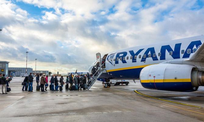 Ryanair официально запустил продажу билетов на рейсы со стыковкой