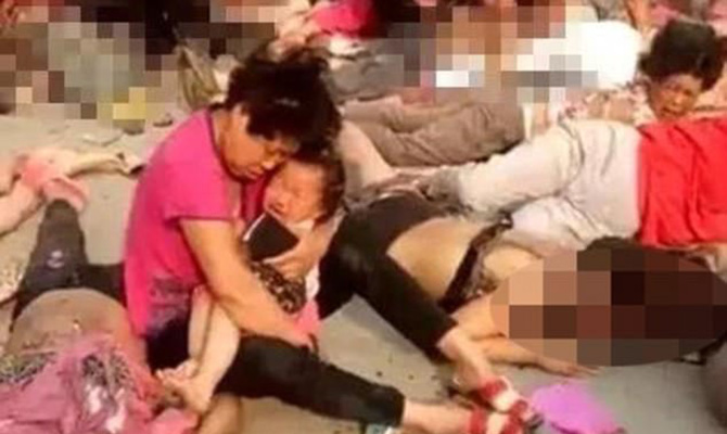 В Китайской народной республике у детского сада произошел взрыв