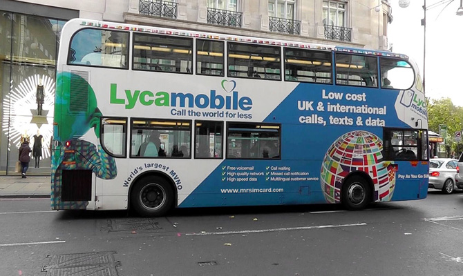 Британский оператор связи LycaMobile начал работу в Украине
