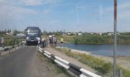 В Николаевской области грузовик MAN разрушил понтонный мост через реку Ингул