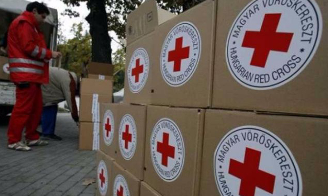 Красный Крест направил в ОРДО 190 тонн гумпомощи