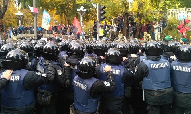 Шкиряк: На охрану митинга под Радой потрачено почти 43 млн гривен