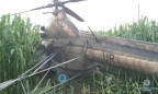 В Черниговской области упал вертолет – без света 5 сел