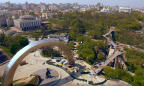 Кличко показал финальную стадию строительства пешеходно-велосипедного моста в Киеве