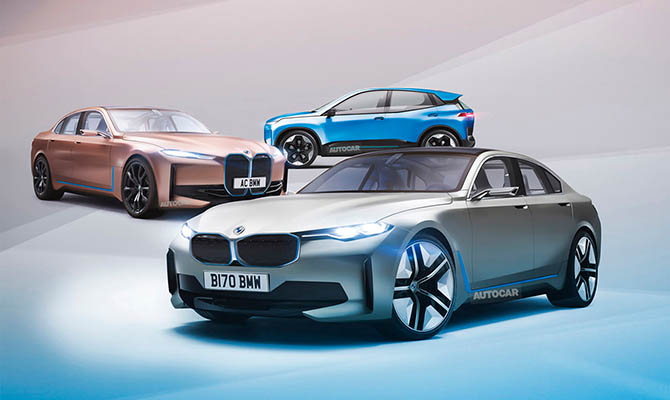 BMW собирается выпустить девять новых электрокаров