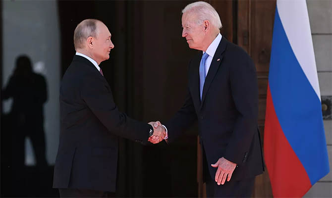 На возможной встрече Путина и Байдена обсудят Украину
