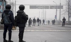 В Алма-Ате идут массовые задержания протестующих