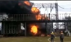 На Луганской ТЭС в Счастье горят уже 3 трансформатора, их не тушат из-за обстрелов