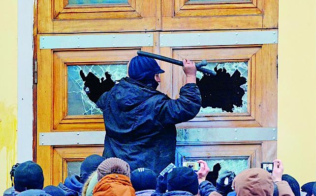 Штурм Винницкого облсовета может перерасти в беспорядки по всей стране