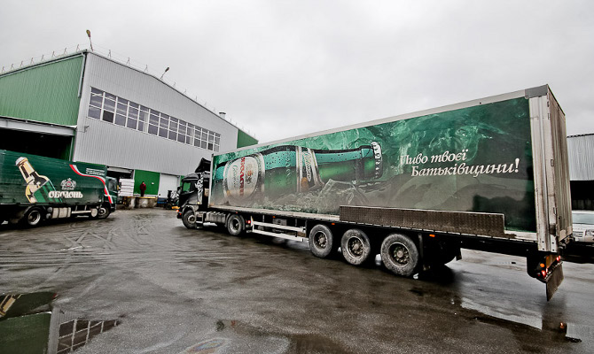 «Оболонь» остановила поставки пива в Россию