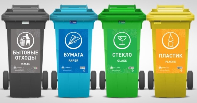 В Украине внедярют раздельный сбор мусора