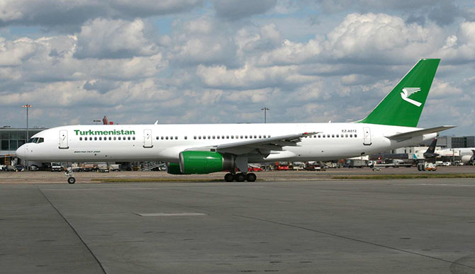 Turkmenistan Airlines открыла рейс «Ашхабад — Донецк»