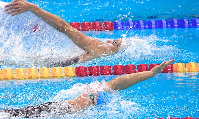 Анна Дзеркаль и Артур Артамонов стали двукратными победителями Кубка Украины по плаванию