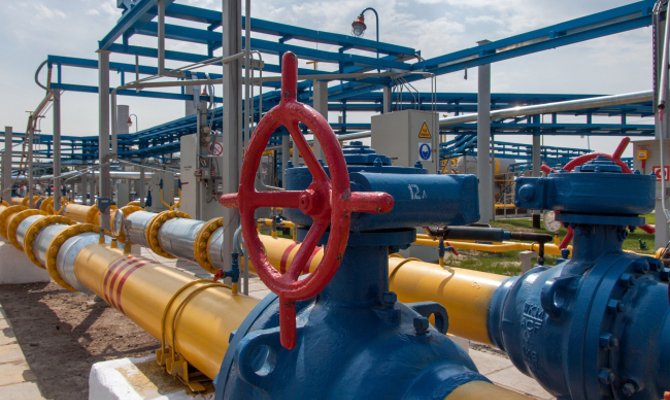 Украина увеличила транзит газа на 14%