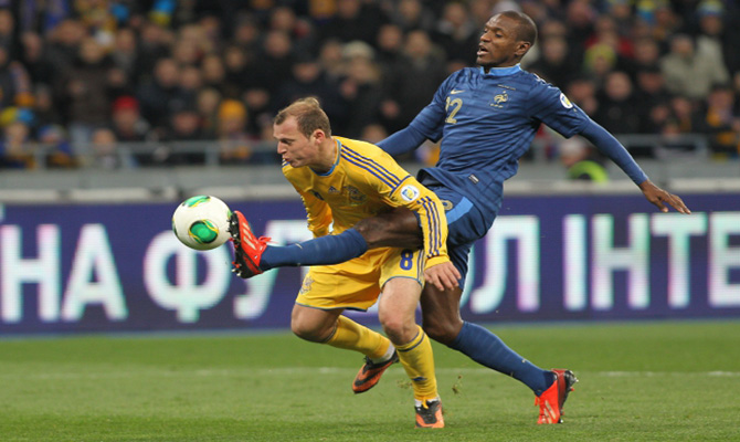 ЧМ-2014: сборная Украины обыграла сборную Франции со счетом 2:0