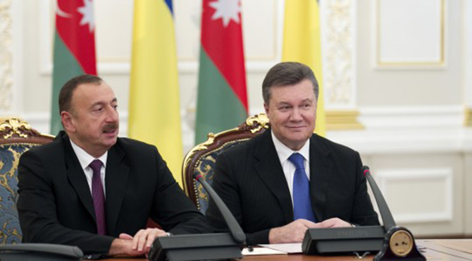 Янукович и Алиев подписали ряд двусторонних договоров