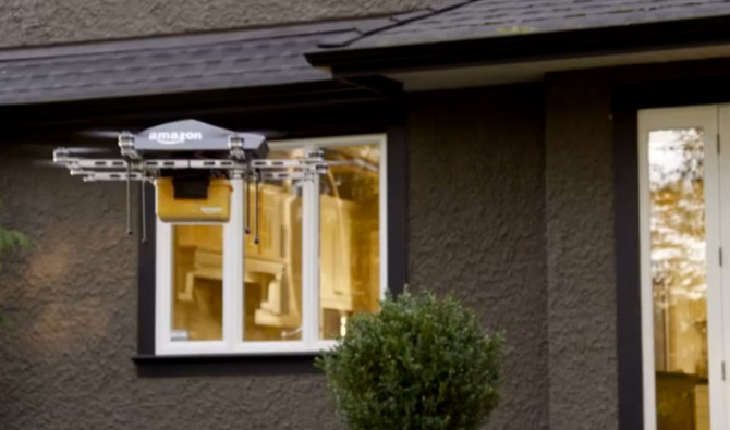 Amazon создает дроны для доставки заказов