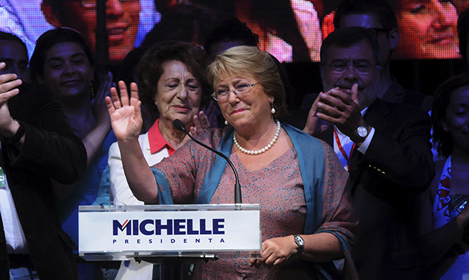 Мишель Бачелет стала президентом Чили