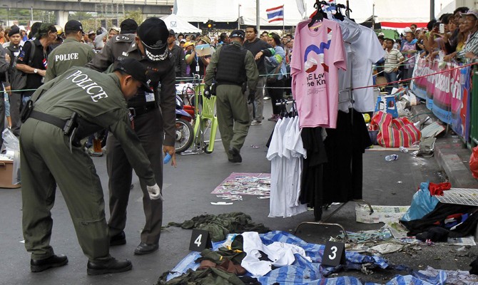 В Бангкоке произошел взрыв. Десятки жертв