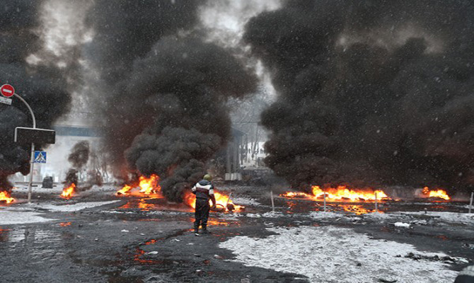 В центре Киева прекратились обстрелы. Обстановка относительно спокойная