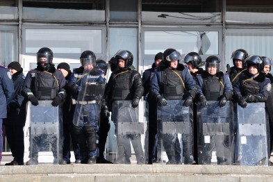 В Запорожье начался штурм ОГА