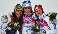 Норвежская лыжница Бьорген выиграла скиатлон в Сочи