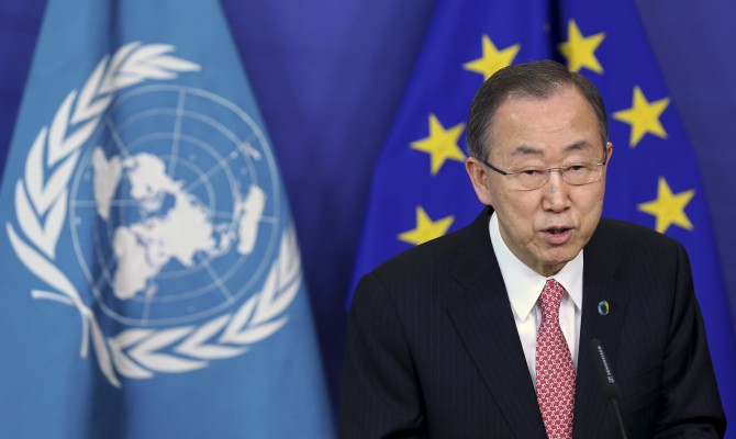 Решать кризис в Украине силовыми методами категорически нельзя, - генсек ООН