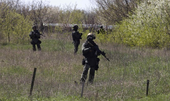 В Краматорске военные уничтожили еще одну баррикаду